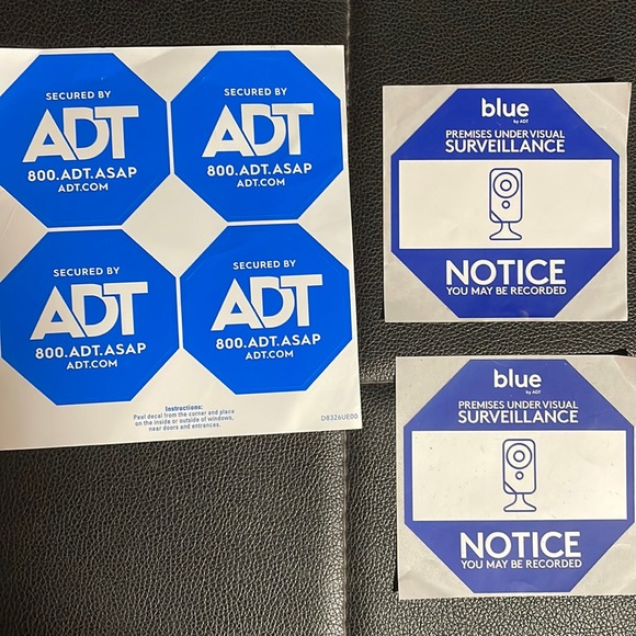 ADT Other 6 Adt Window Stickers Poshmark
